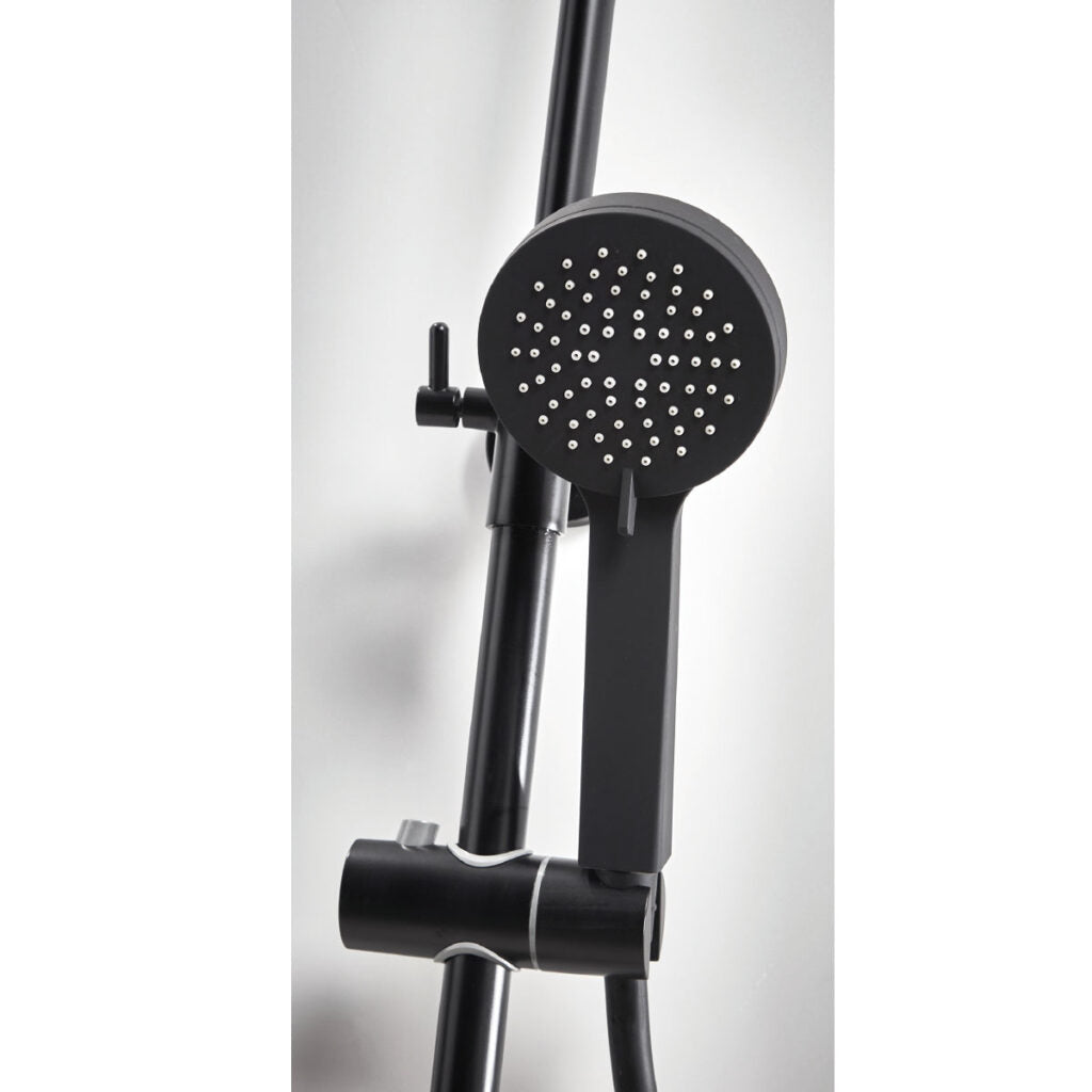 Kris Round black Mixer Shower