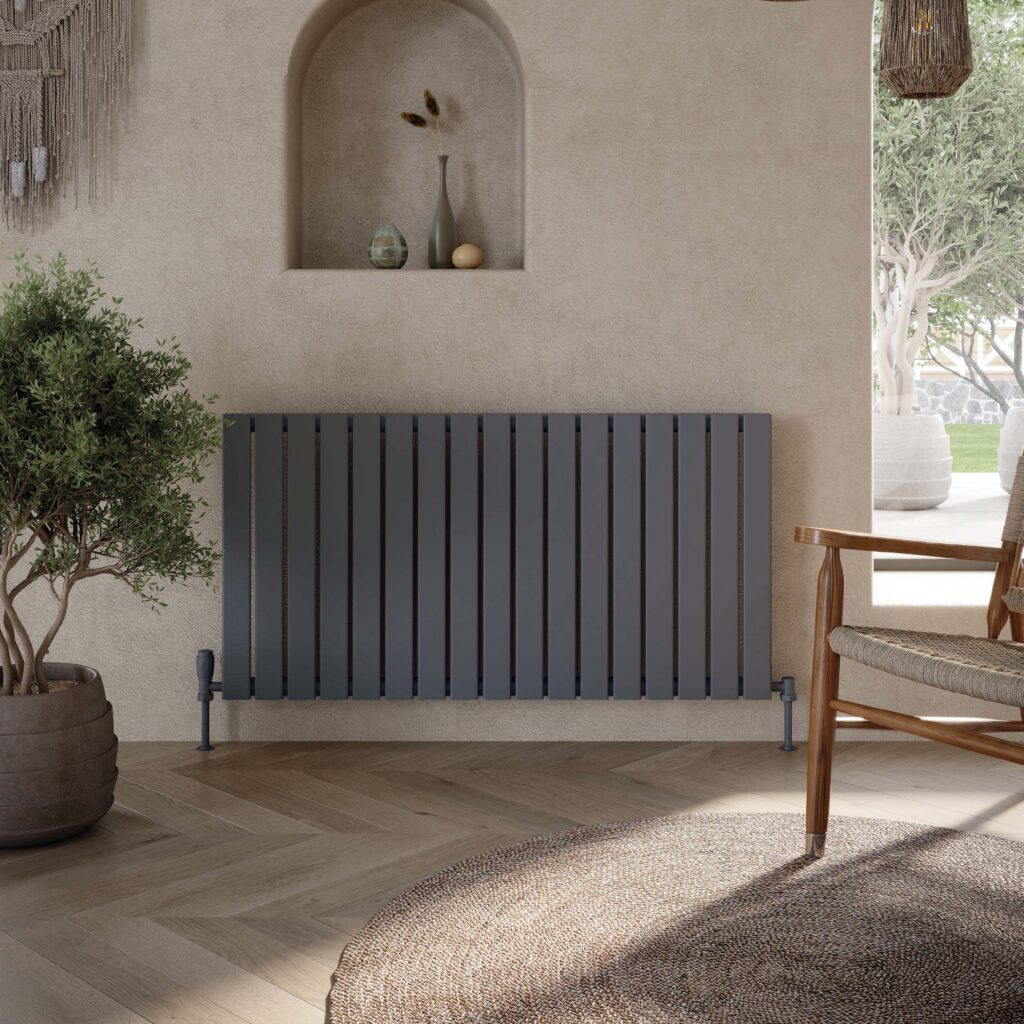 Baron 1158X600 Horizontal Anthracite Towel Rail