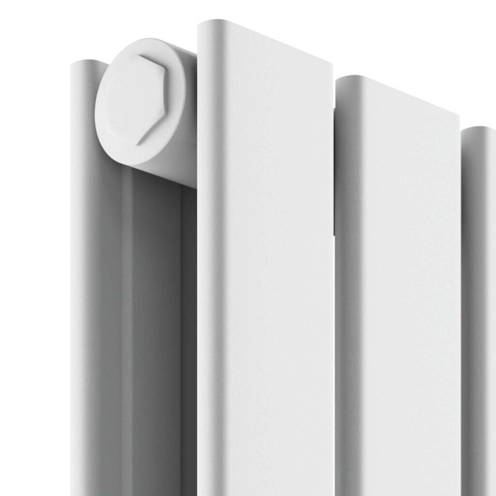 Baron 410X600 Horizontal White Double Towel Rail