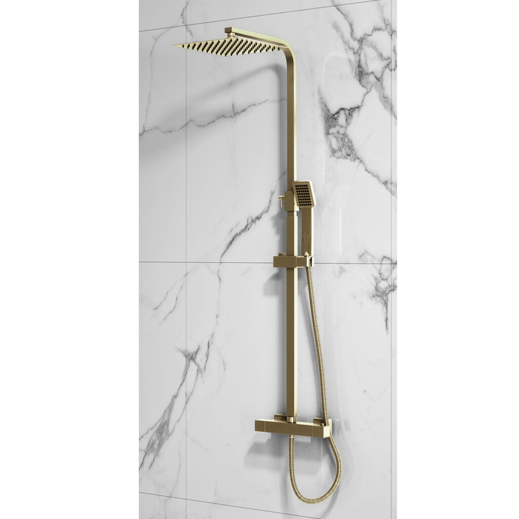 Hilton brass  Square Mixer Shower