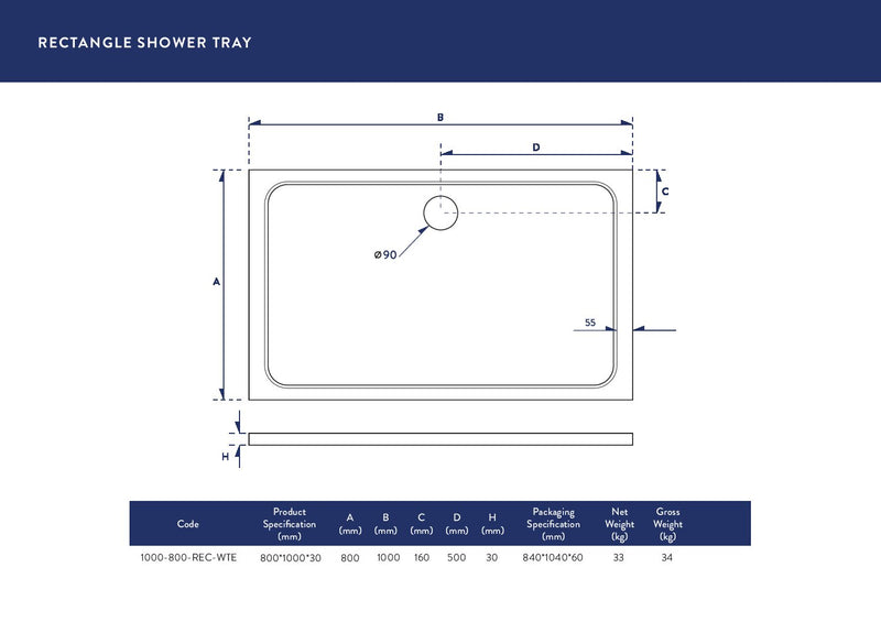 1000X800  Tray