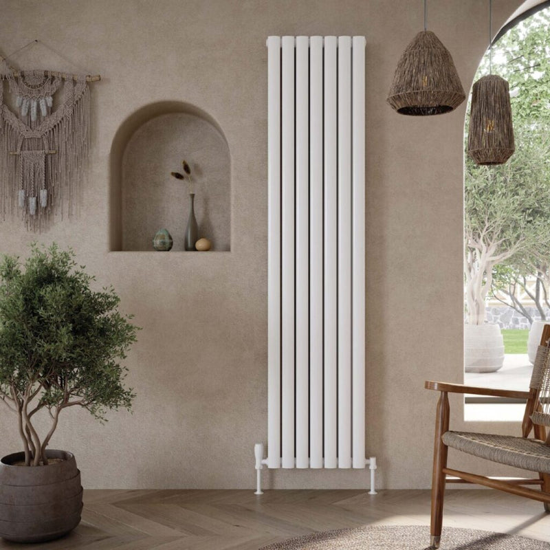 Astro 413X1800 Vertical White Towel Rail