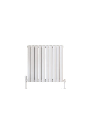 Astro 590X600 Horizontal White Double Towel Rail