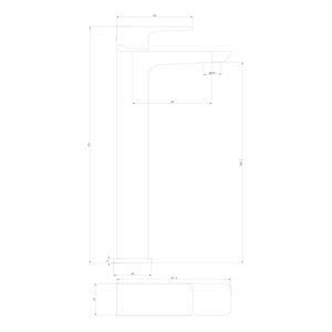 Fluro Tall Basin Mixer