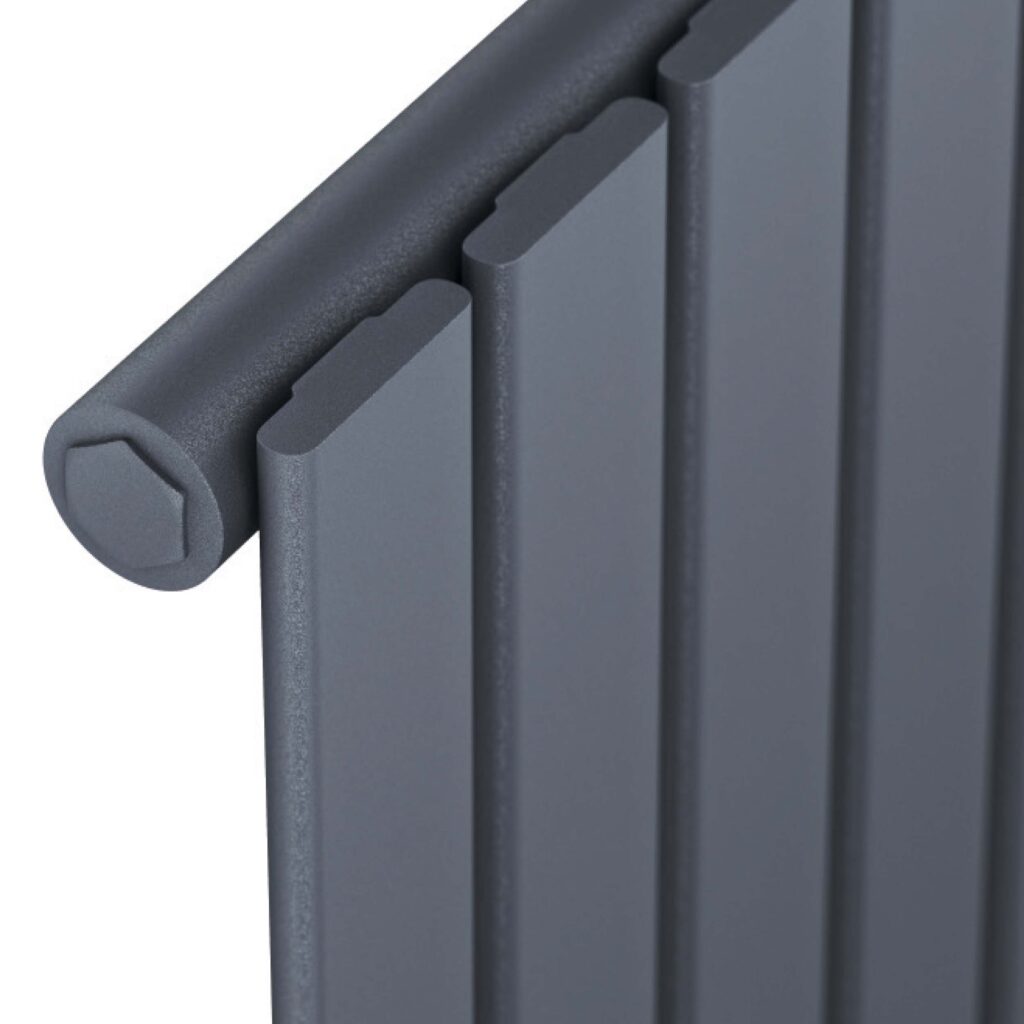 Baron 410X600 Horizontal Anthracite Towel Rail