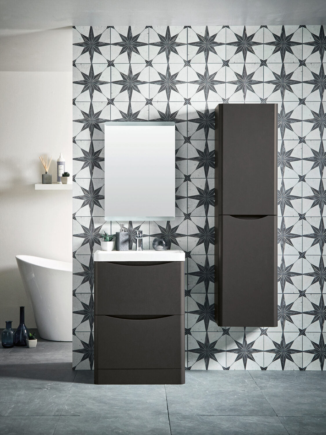 Amina 600 Floor Standing Vanity Unit