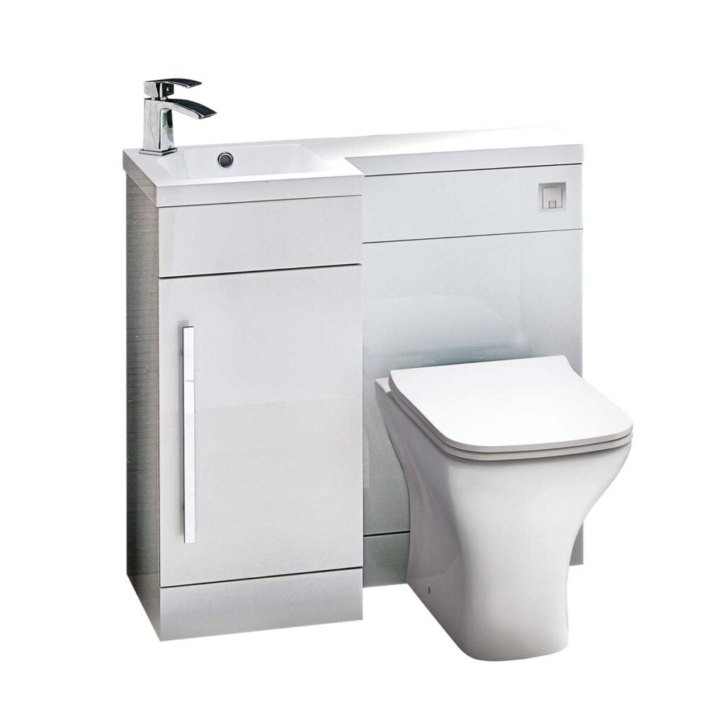 Aster 900 L Shape Vanity Set
