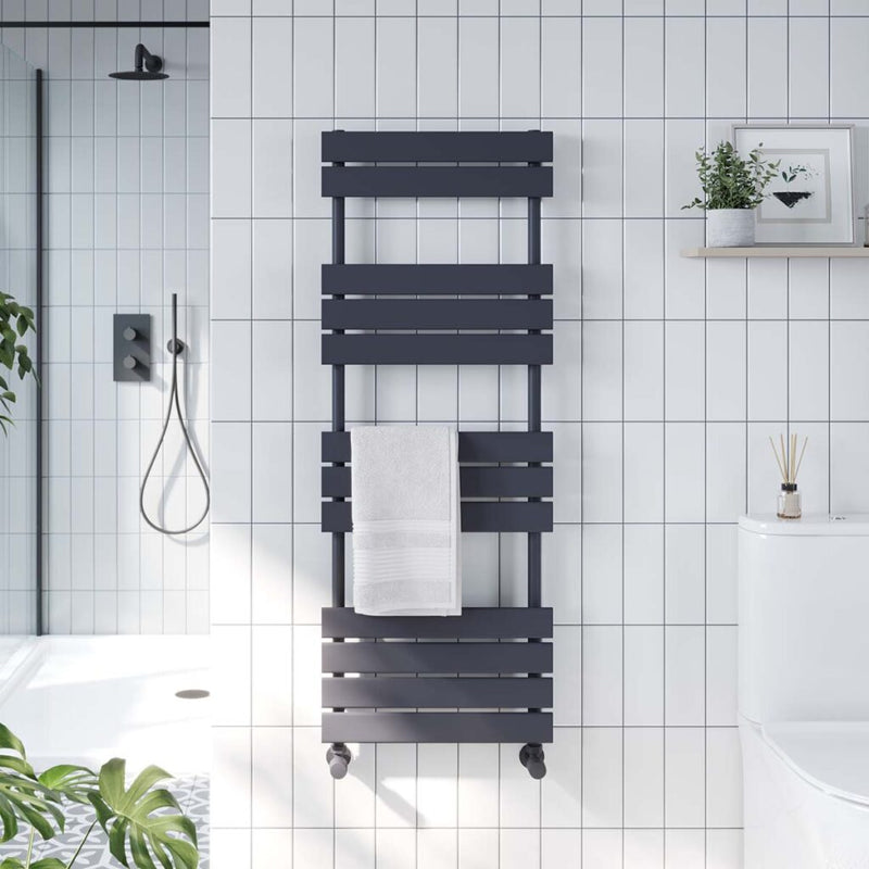 Milo 450X800 Anthracite Towel RAIL