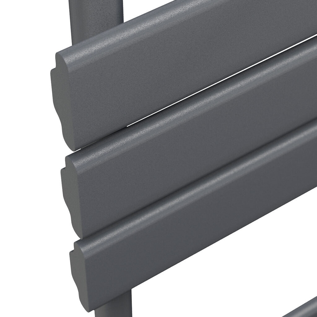 Milo 600X1200 Anthracite Towel Rail