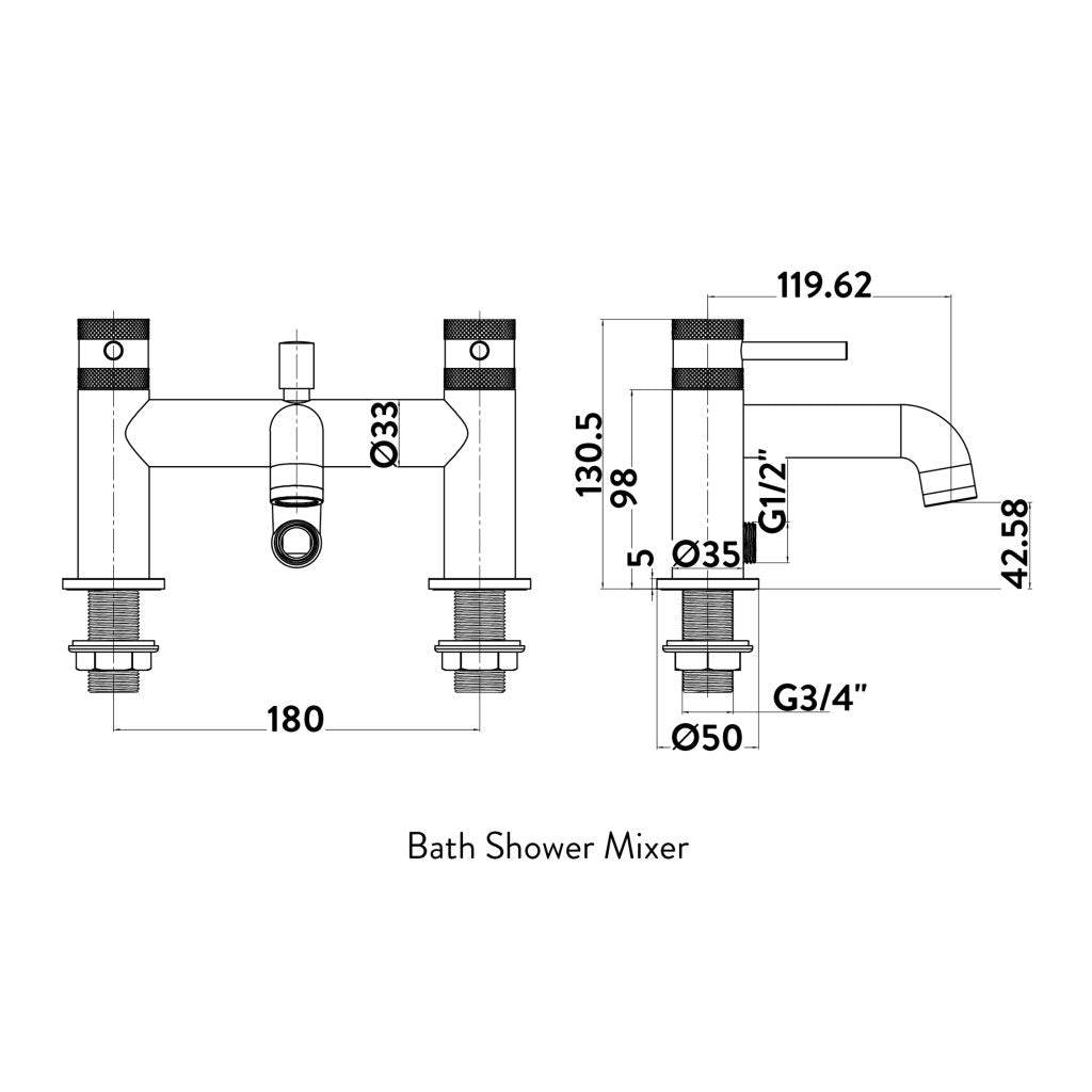 Alpha Bath Shower Mixer