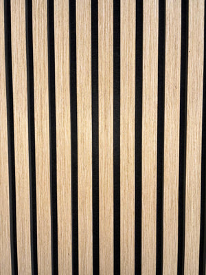 Natural Oak Acosutic Slat Panel 600mmx2400mm