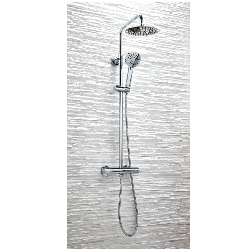 Kris chrome Round Cool Touch  Shower