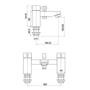 Echo Bath Shower Mixer