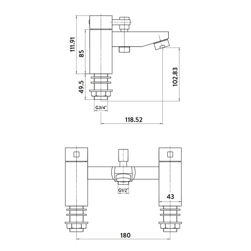 Echo Bath Shower Mixer