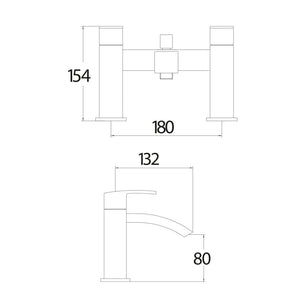 Enzo Bath Shower Mixer