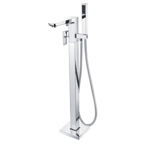 Fluro Free Standing Bath Shower Mixer