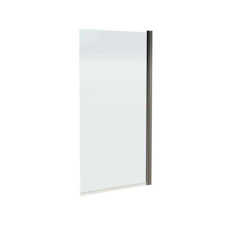 Pewter Square Bath Screen
