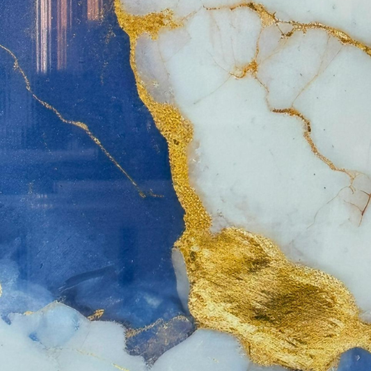 Ocean gold marble Gloss 1000mmx2400mmx10mm