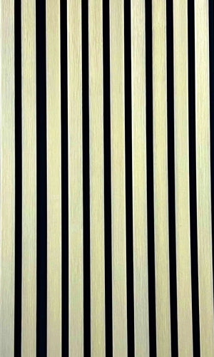 Light Oak 600mm Pack, Composite Slat Panel 100% Waterproof (Pack of 5)