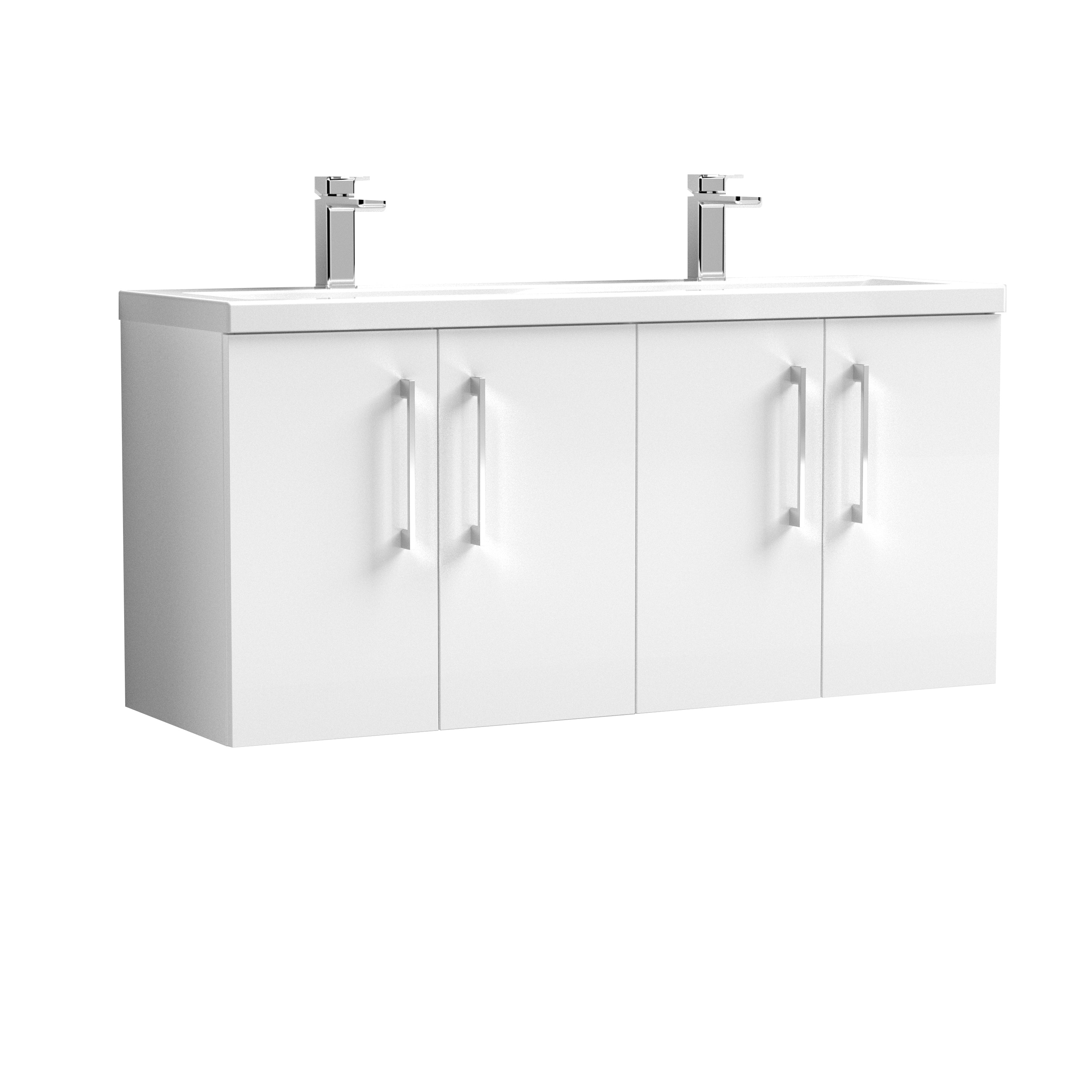 Arko 1200mm Wall Hung 4-Door Vanity