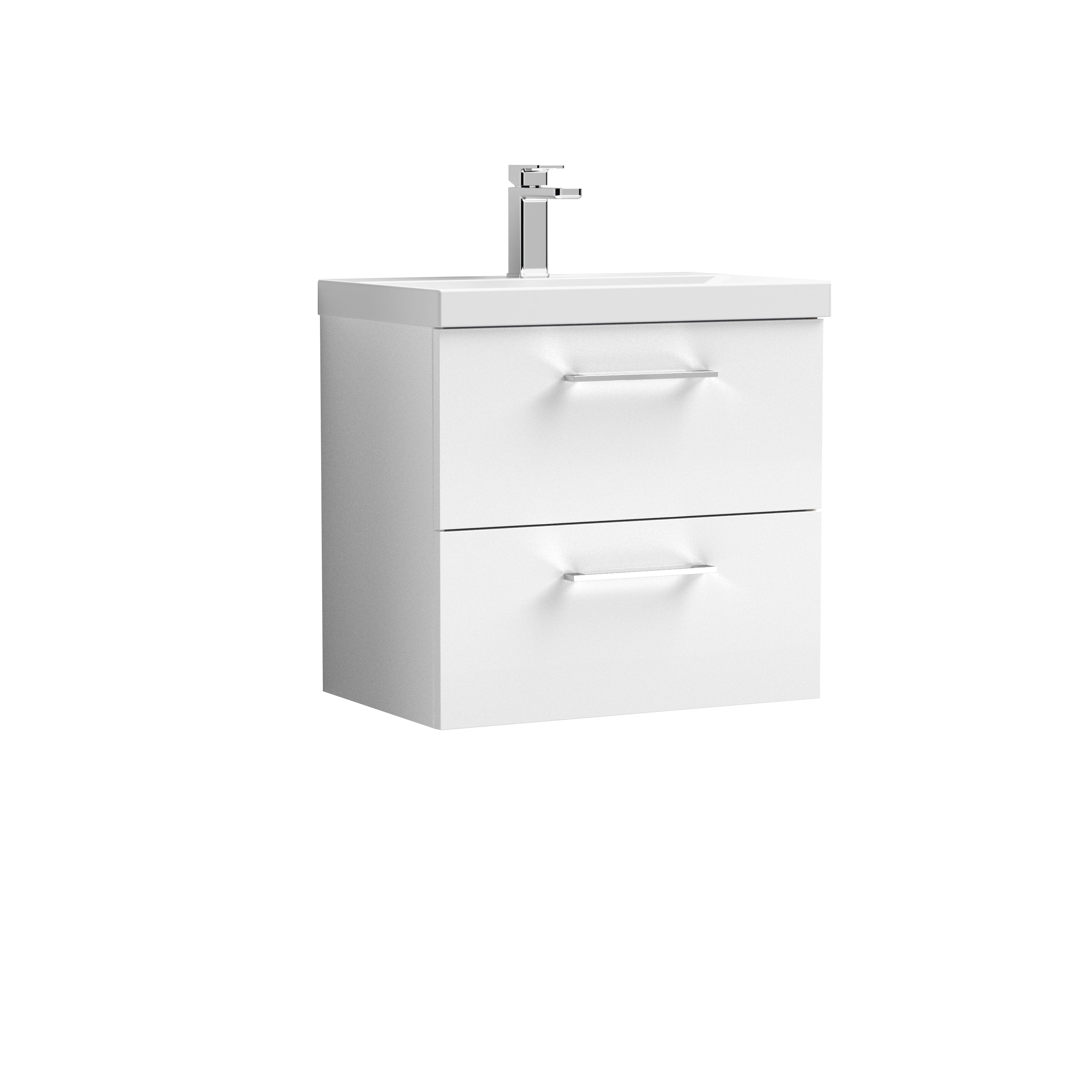 Arko 600mm Wall Hung 2-Drawer Vanity