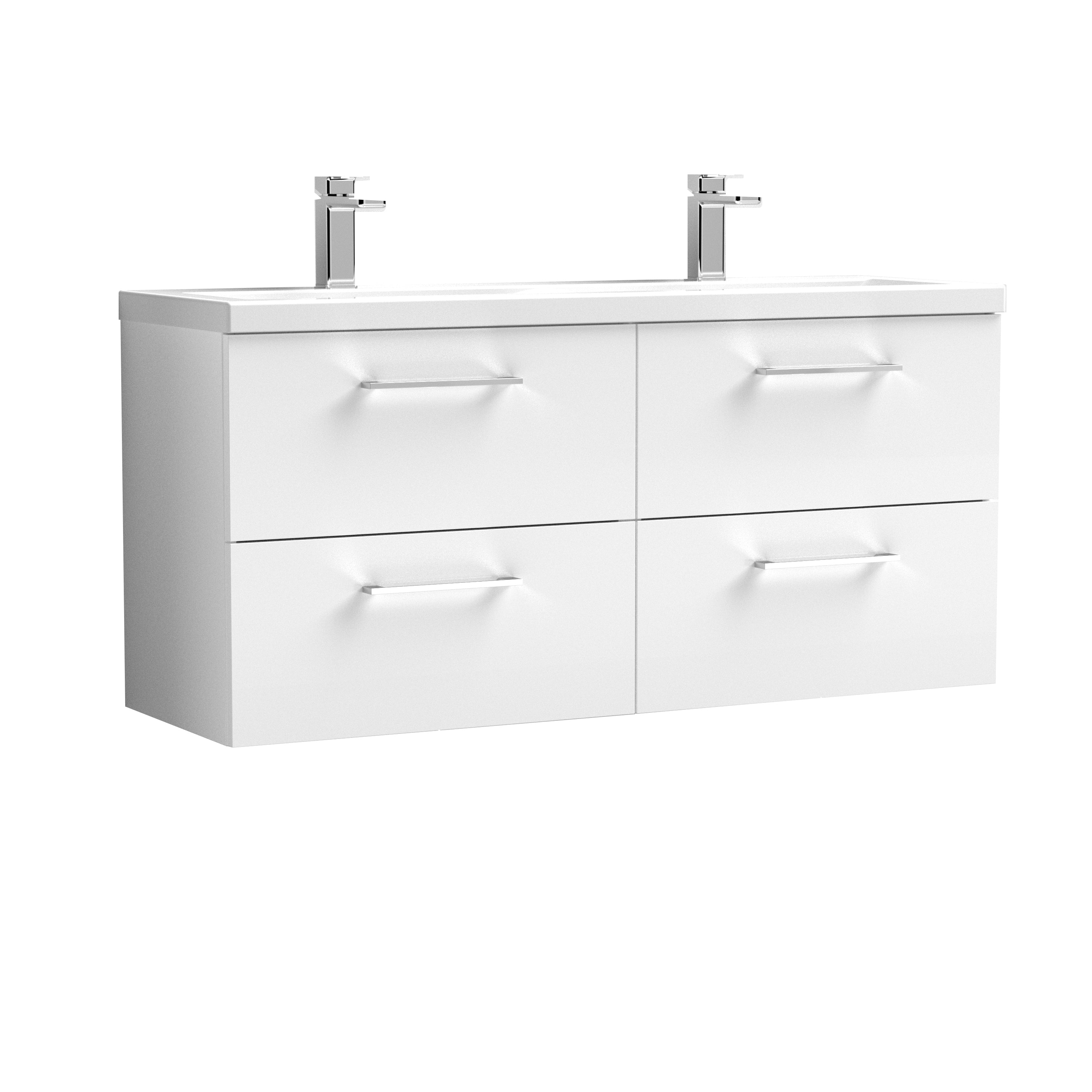 Arko 1200mm Wall Hung 4-Drawer Vanity