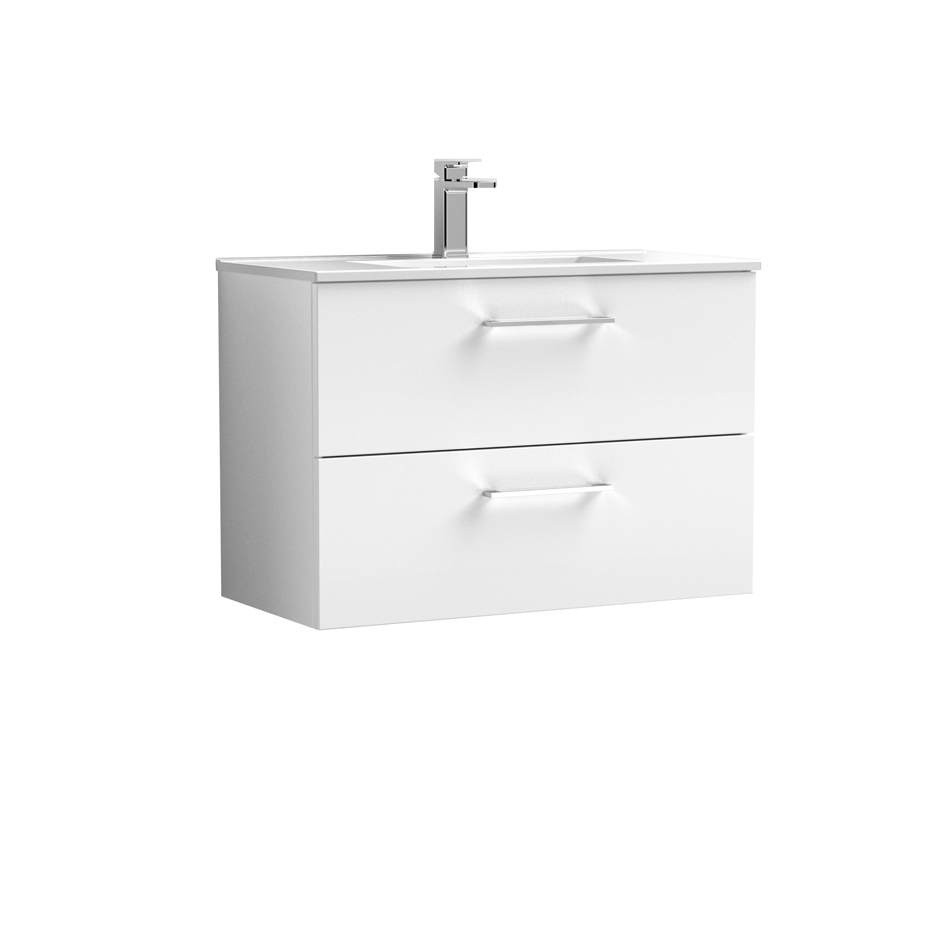 Arko 800mm Wall Hung 2-Drawer Vanity