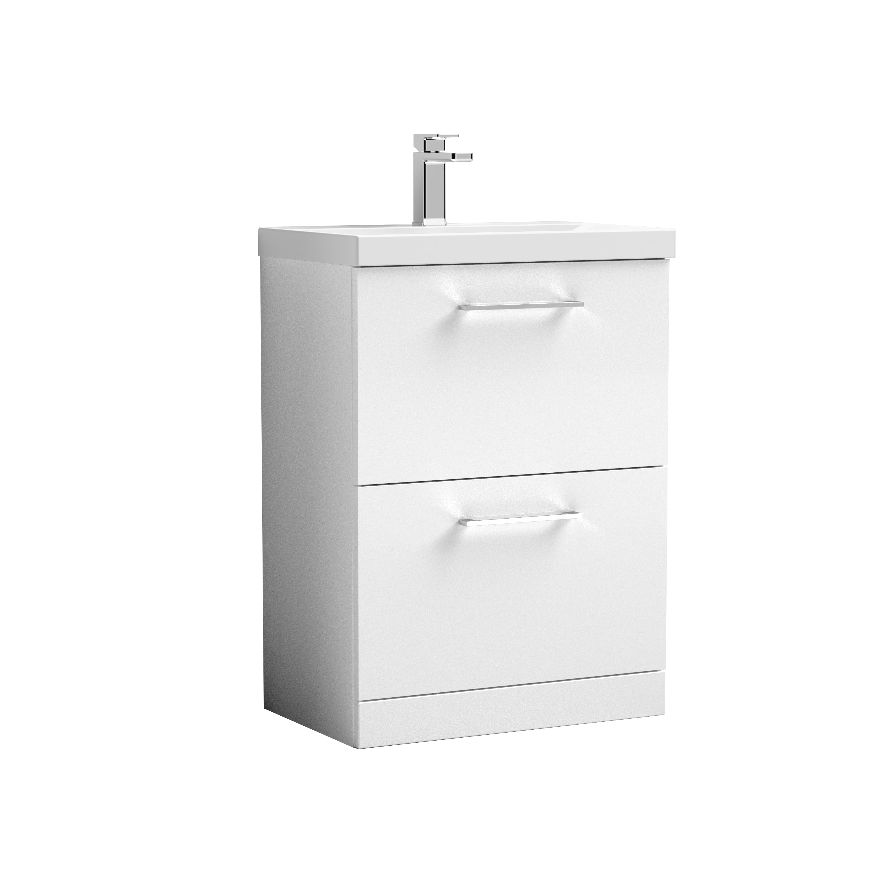 Arko 600mm Floor Standing 2-Drawer Vanity