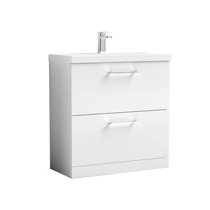 Arko 800mm Floor Standing 2-Drawer Vanity