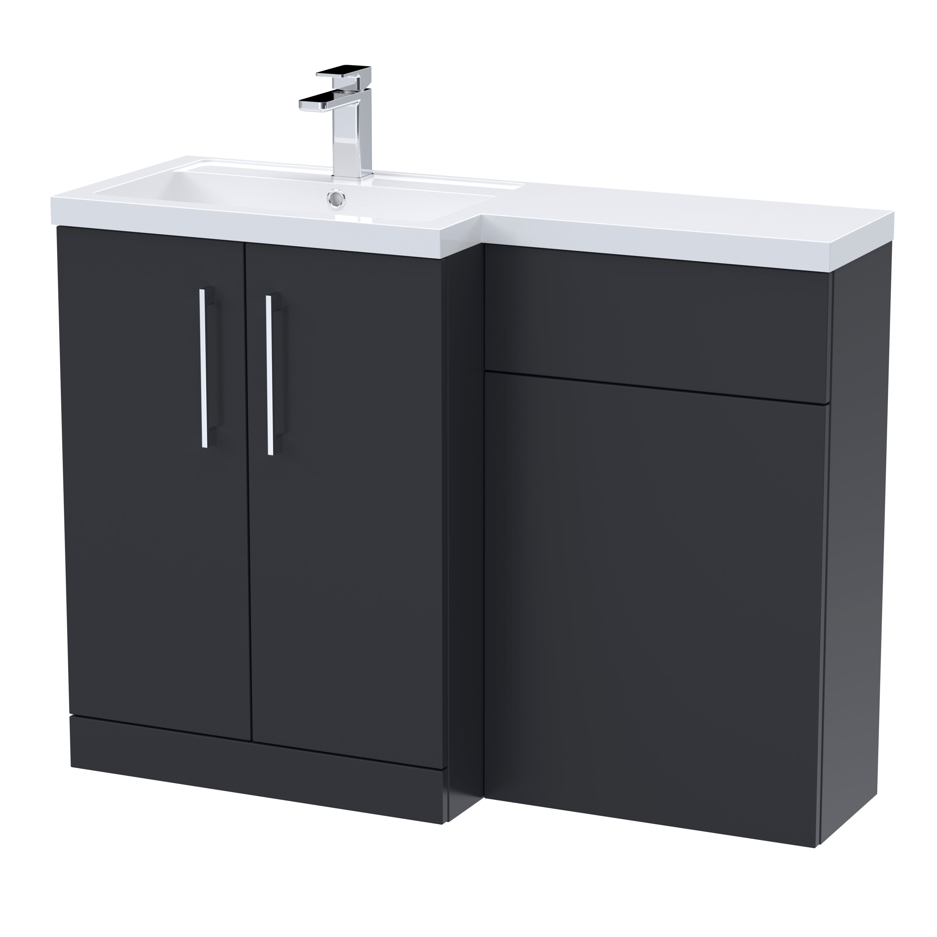 Arko L Shape Vanity Set 1100mm (Left Hand)