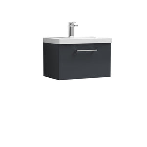 Arko 600mm Wall Hung 1-Drawer Vanity