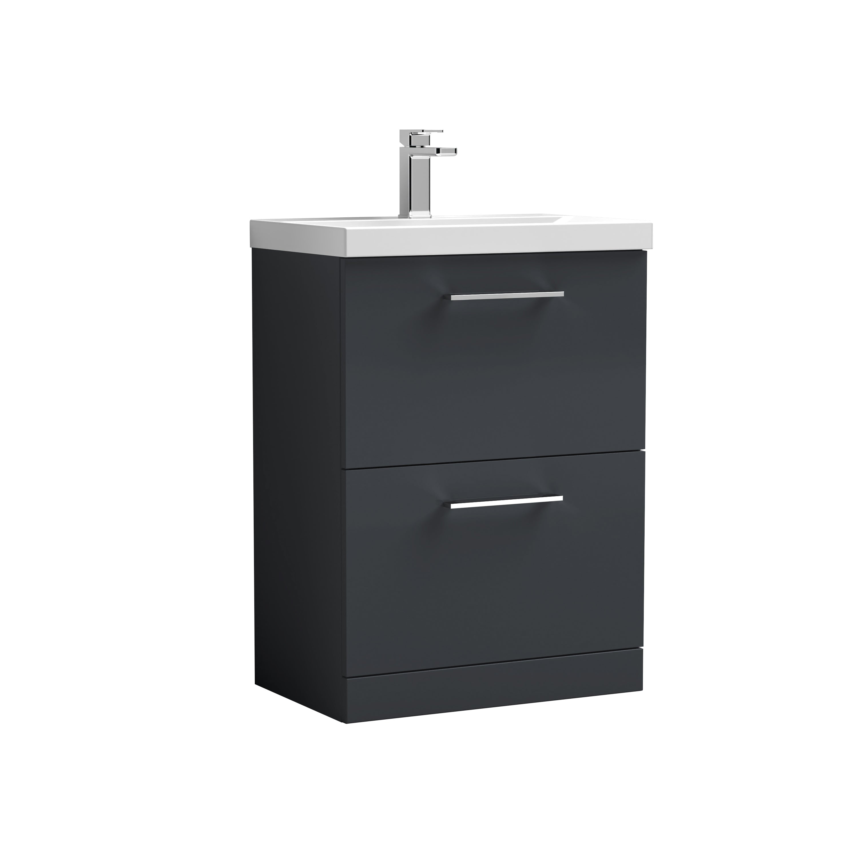 Arko 600mm Floor Standing 2-Drawer Vanity