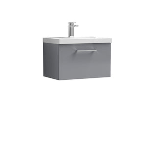 Arko 600mm Wall Hung 1-Drawer Vanity