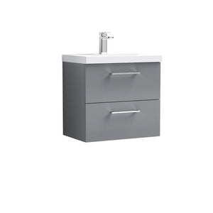 Arko 600mm Wall Hung 2-Drawer Vanity