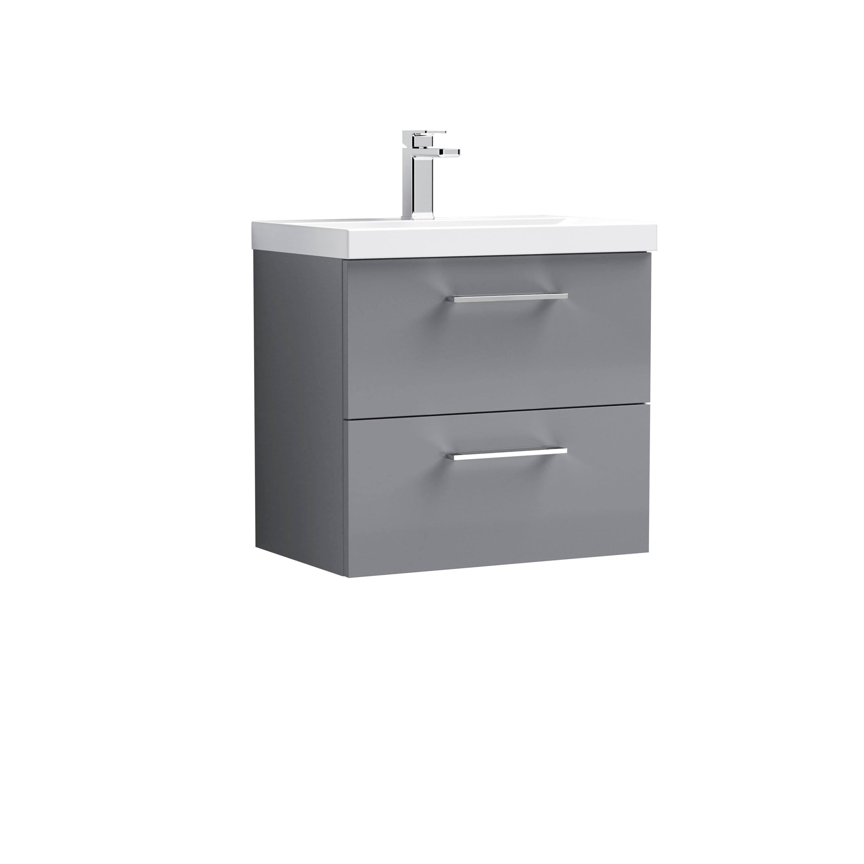 Arko 600mm Wall Hung 2-Drawer Vanity