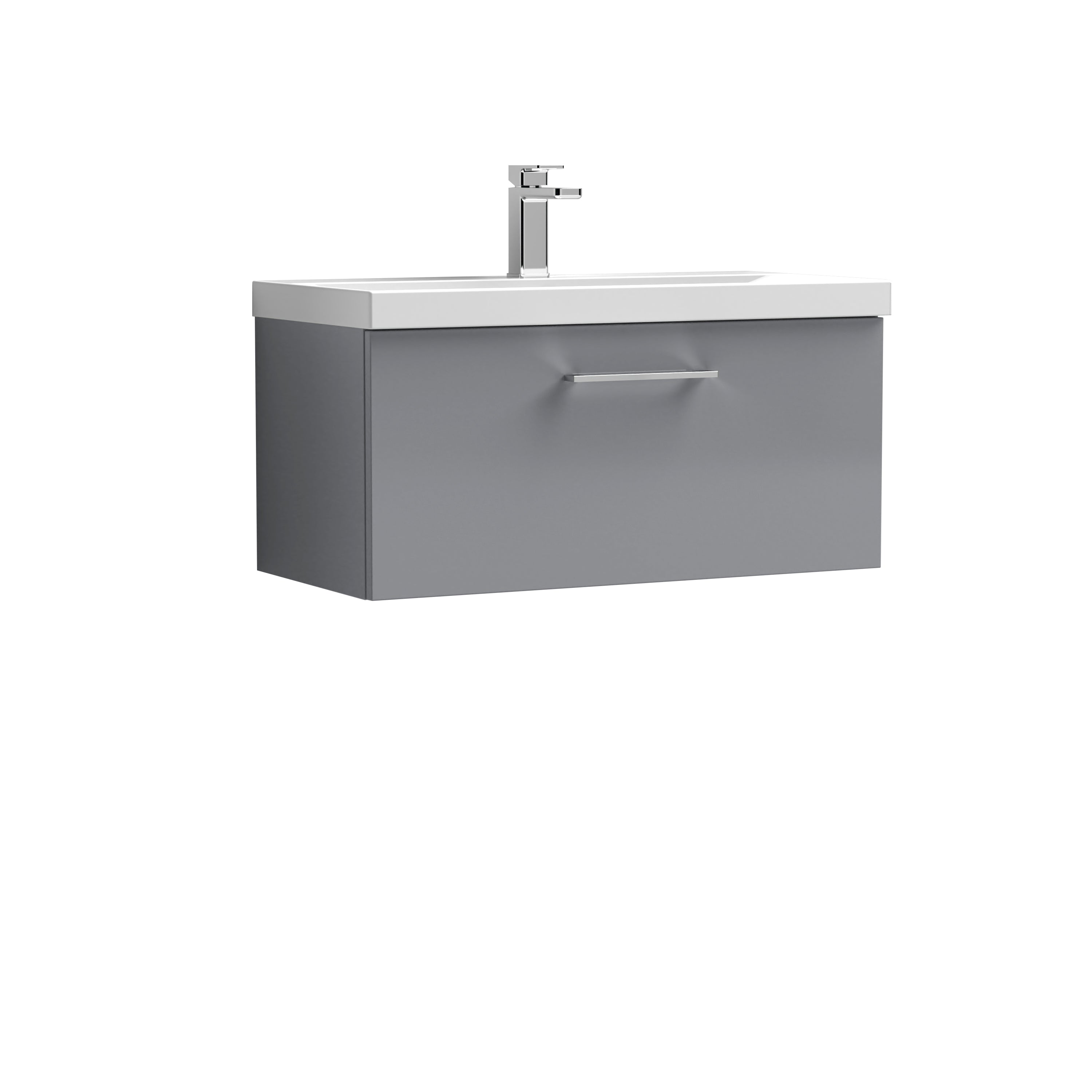 Arko 800mm Wall Hung 1-Drawer Vanity