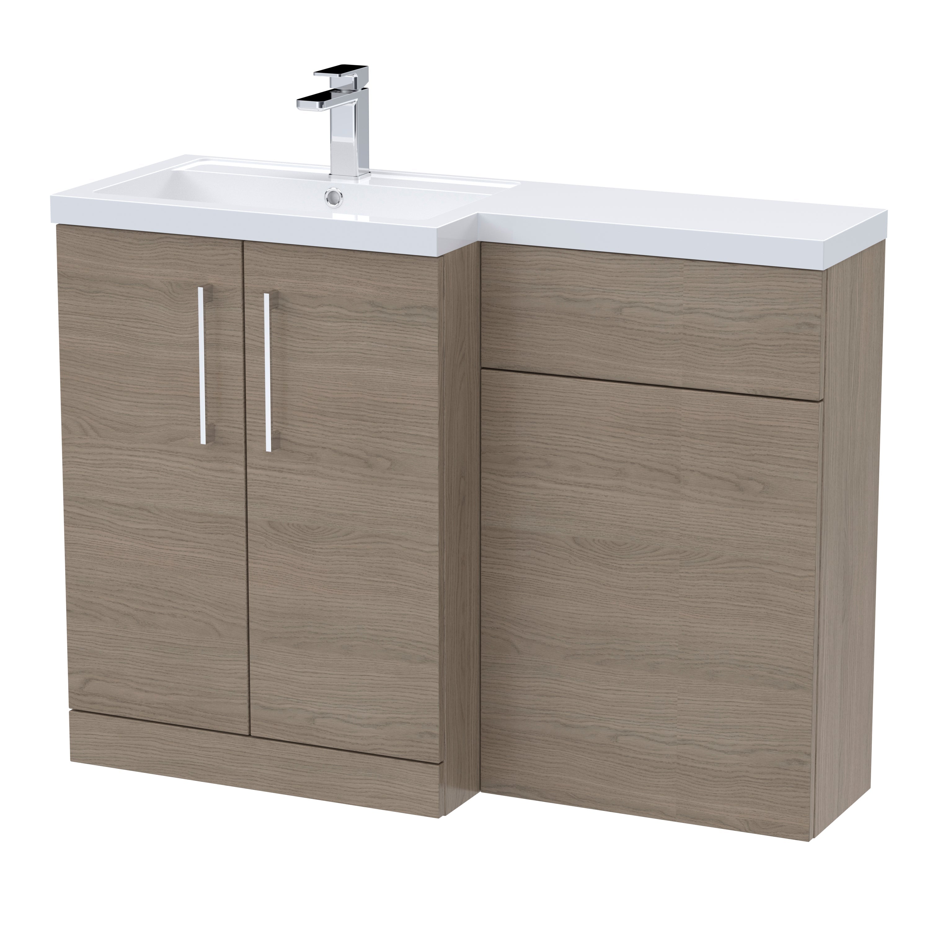 Arko L Shape Vanity Set 1100mm (Left Hand)