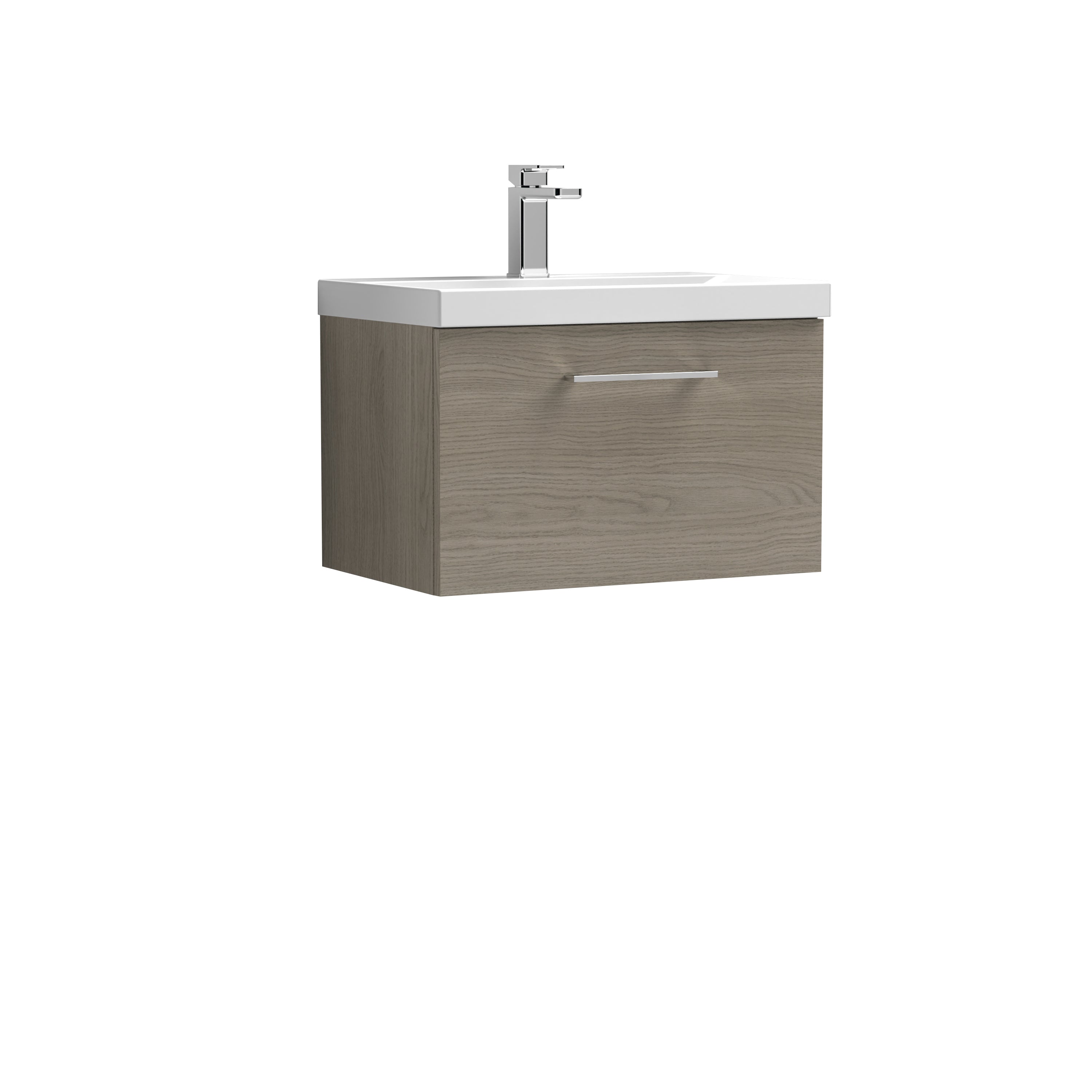 Arko 600mm Wall Hung 1-Drawer Vanity