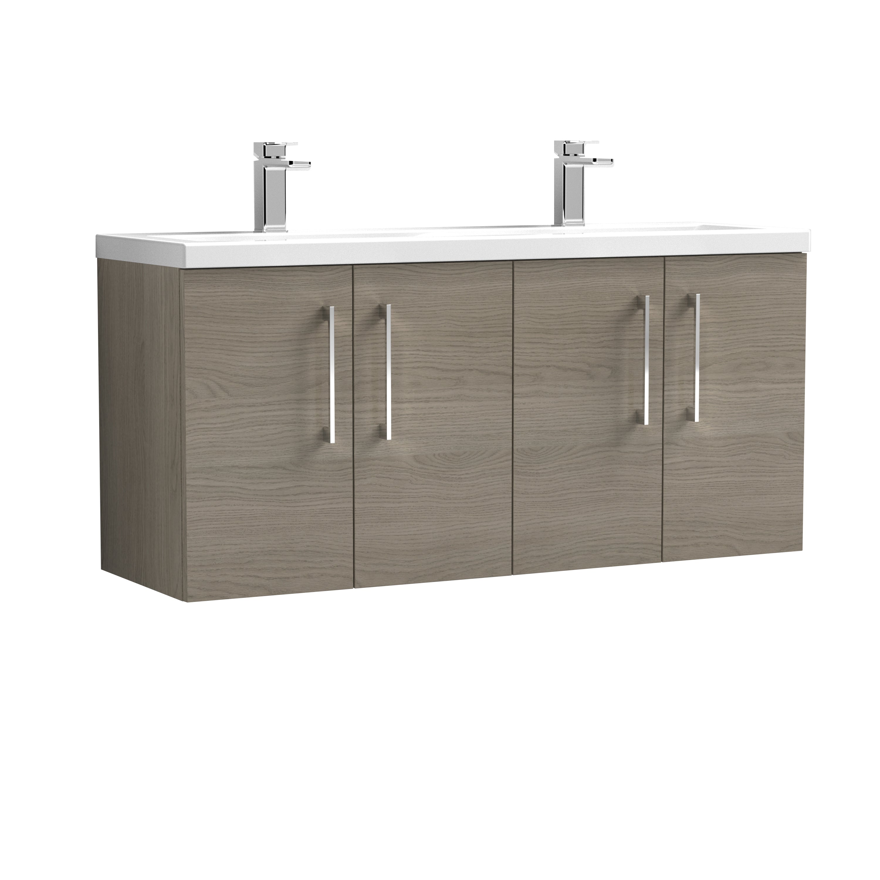 Arko 1200mm Wall Hung 4-Door Vanity