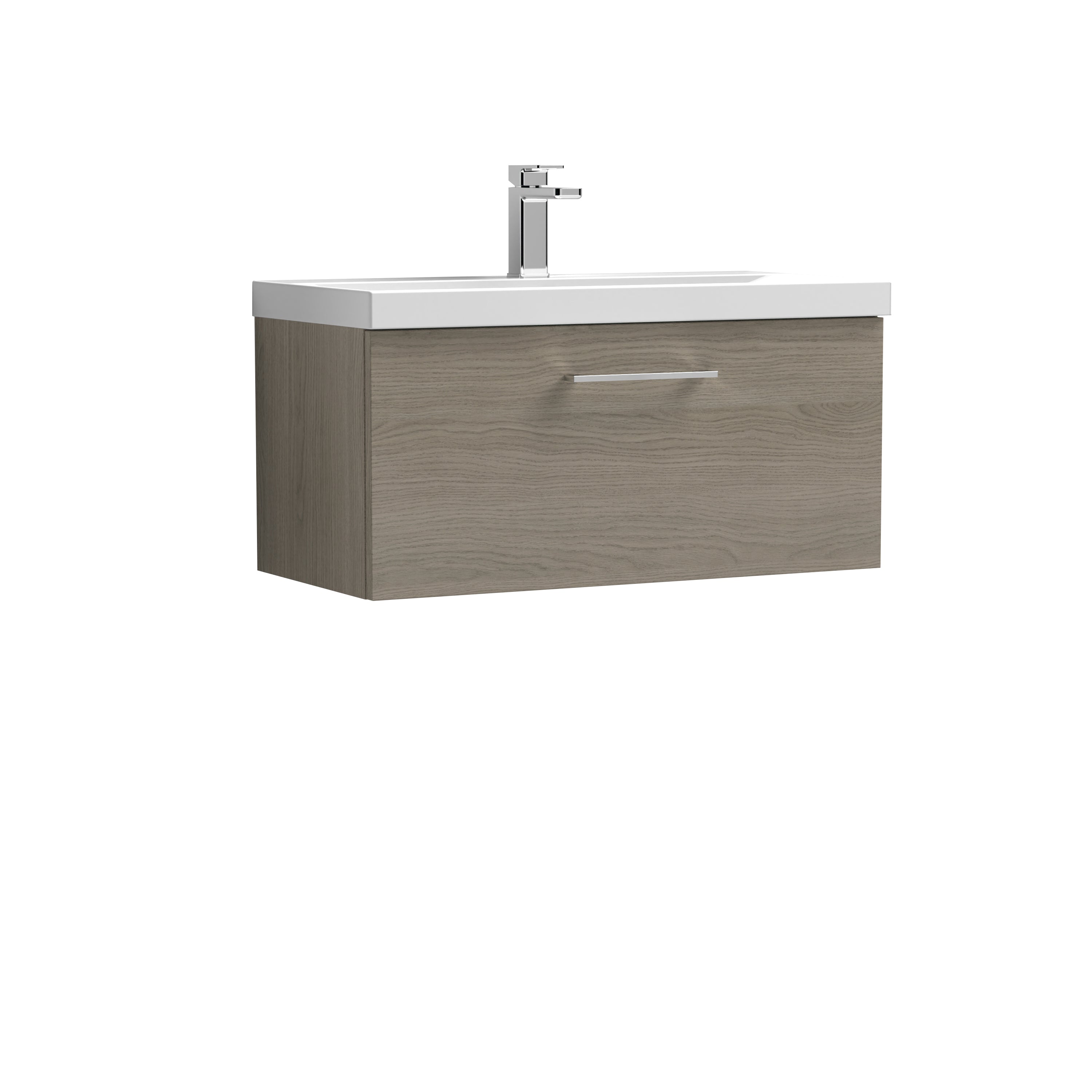 Arko 800mm Wall Hung 1-Drawer Vanity