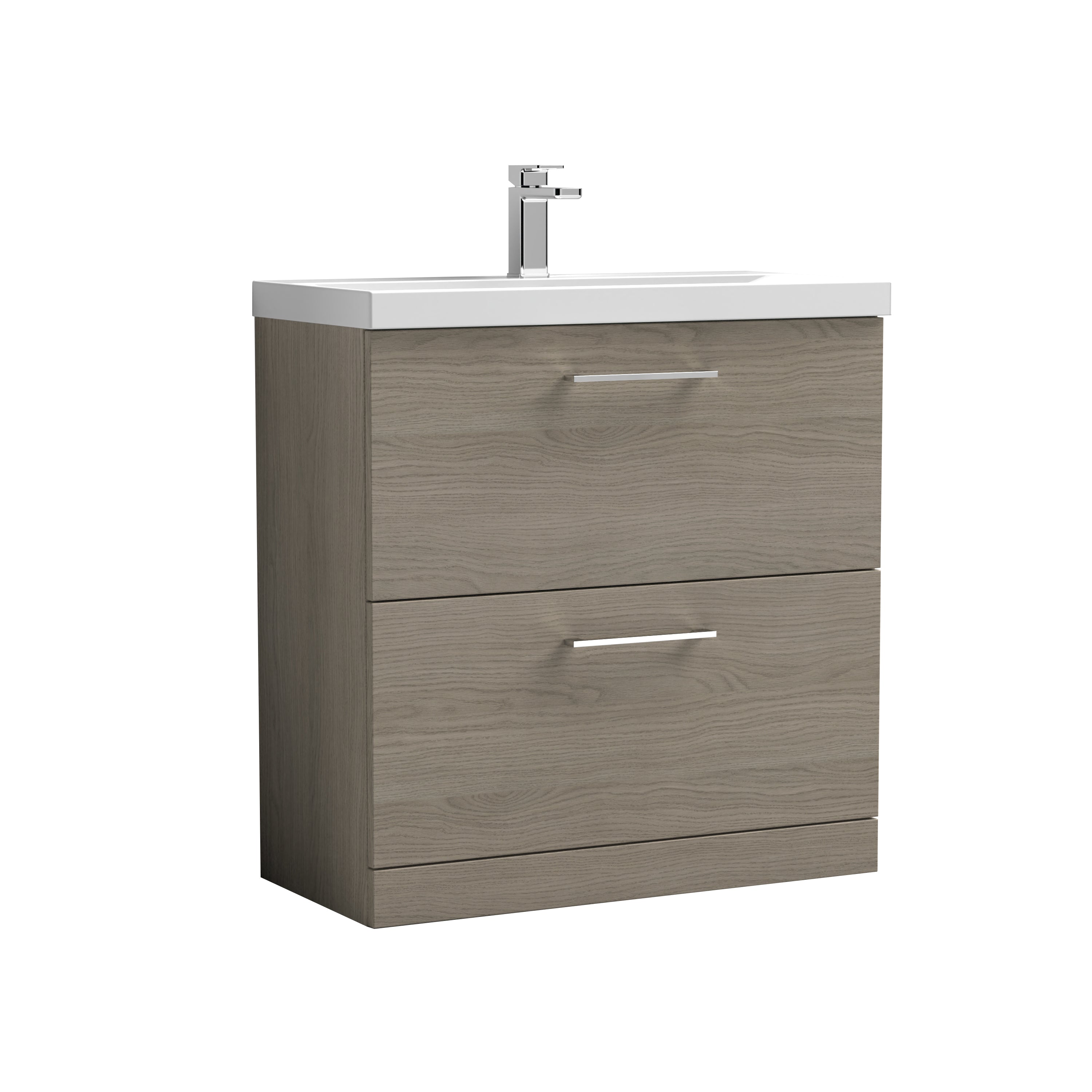 Arko 800mm Floor Standing 2-Drawer Vanity