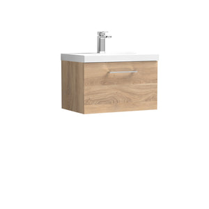 Arko 600mm Wall Hung 1-Drawer Vanity