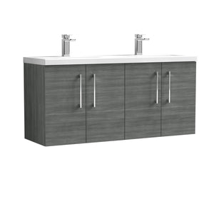 Arko 1200mm Wall Hung 4-Door Vanity