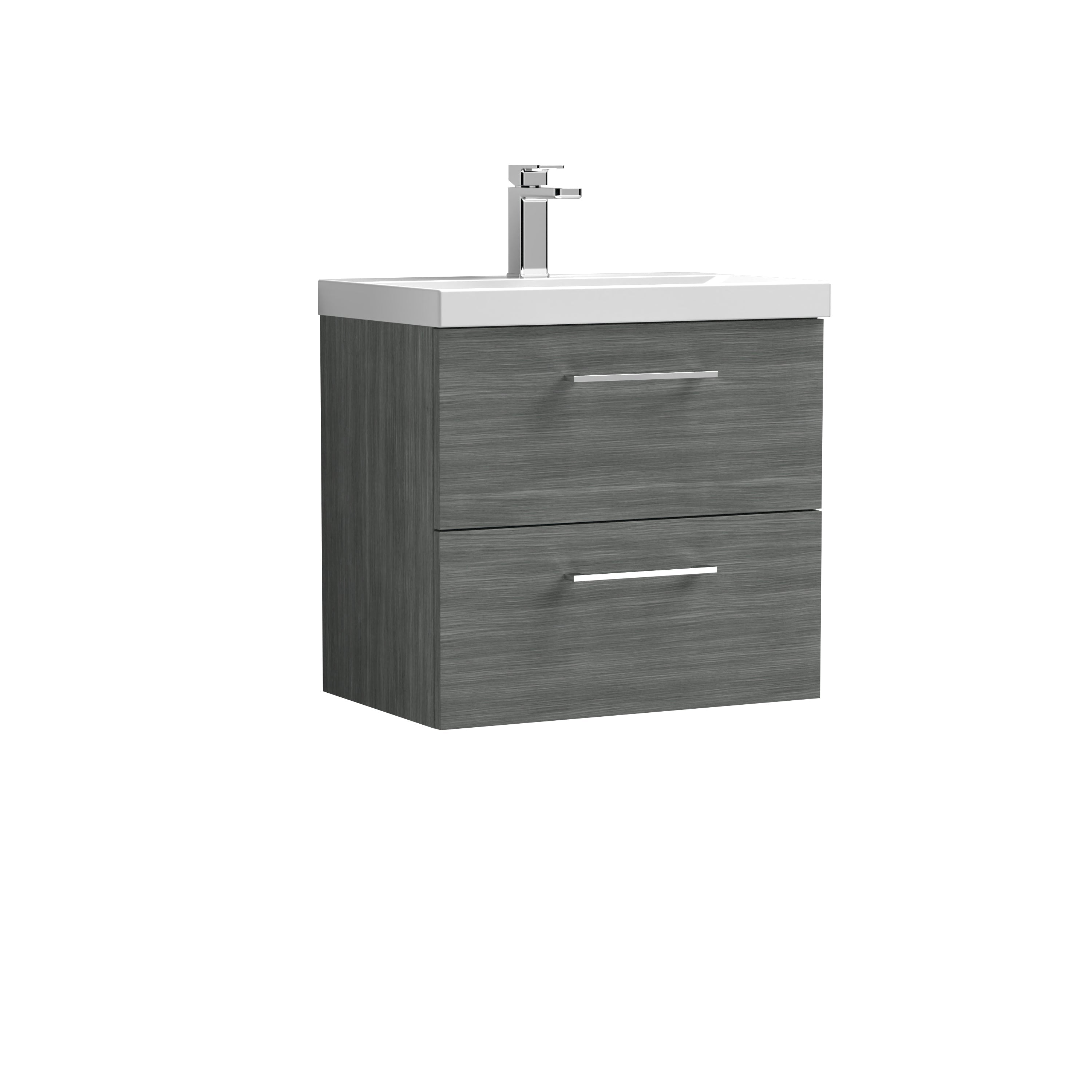 Arko 600mm Wall Hung 2-Drawer Vanity