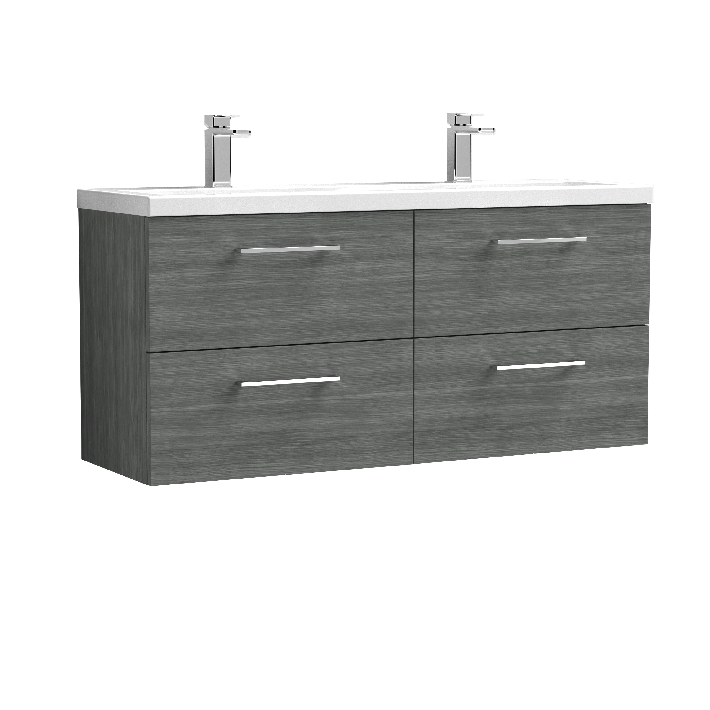 Arko 1200mm Wall Hung 4-Drawer Vanity