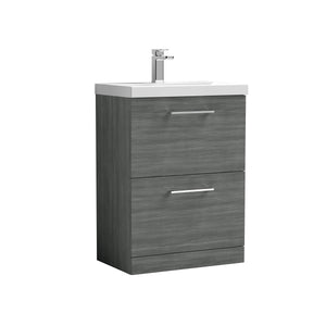 Arko 600mm Floor Standing 2-Drawer Vanity