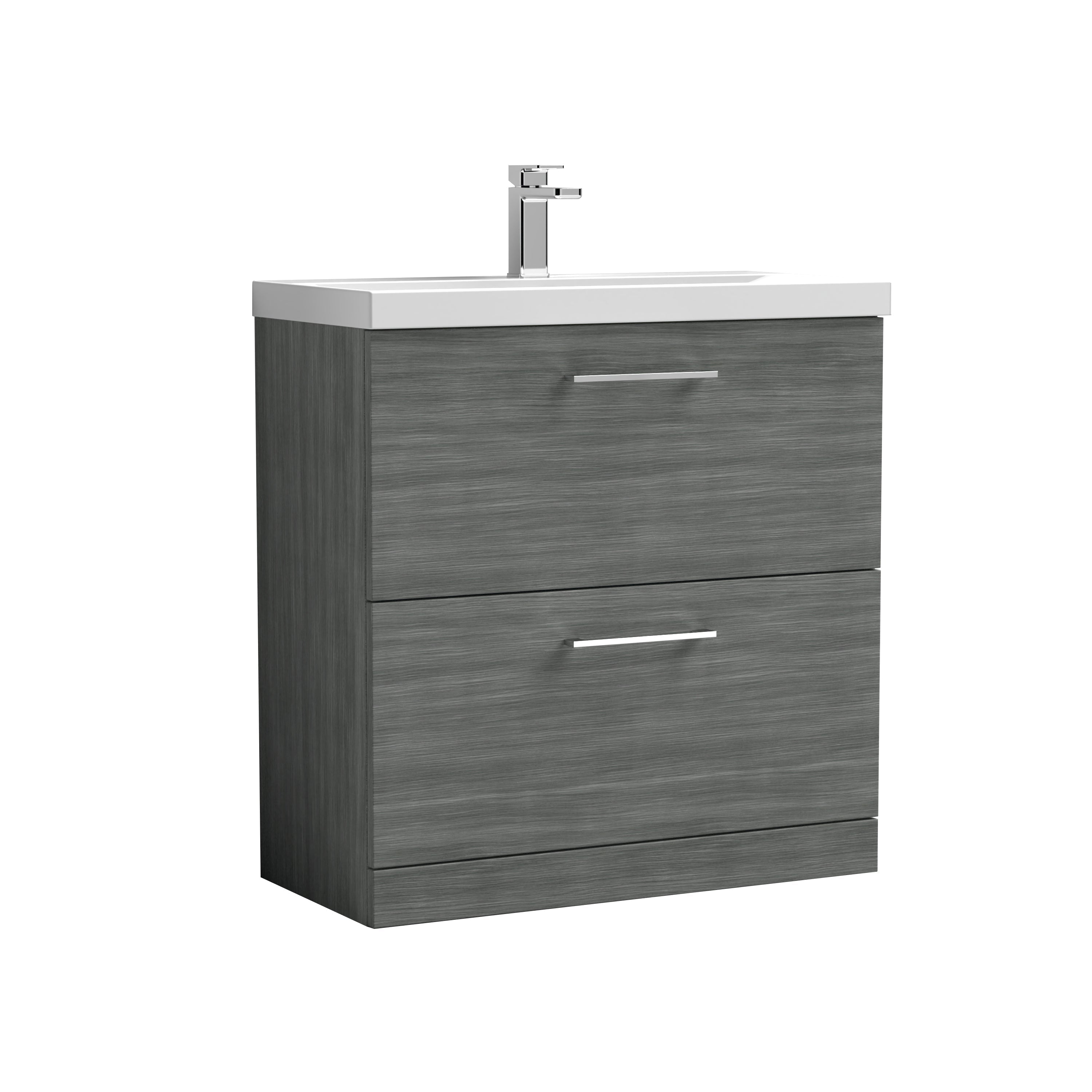 Arko 800mm Floor Standing 2-Drawer Vanity