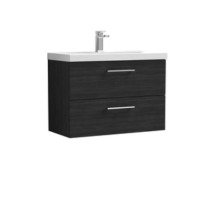 Arko 800mm Wall Hung 2-Drawer Vanity