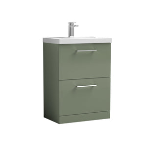 Arko 600mm Floor Standing 2-Drawer Vanity
