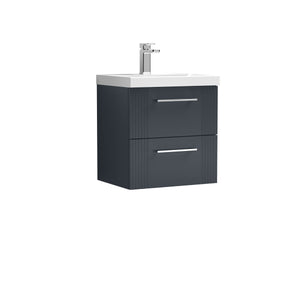 Eco 500mm Wall Hung 2-Drawer Vanity